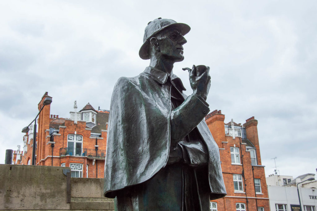 Statua Sherlock Londra