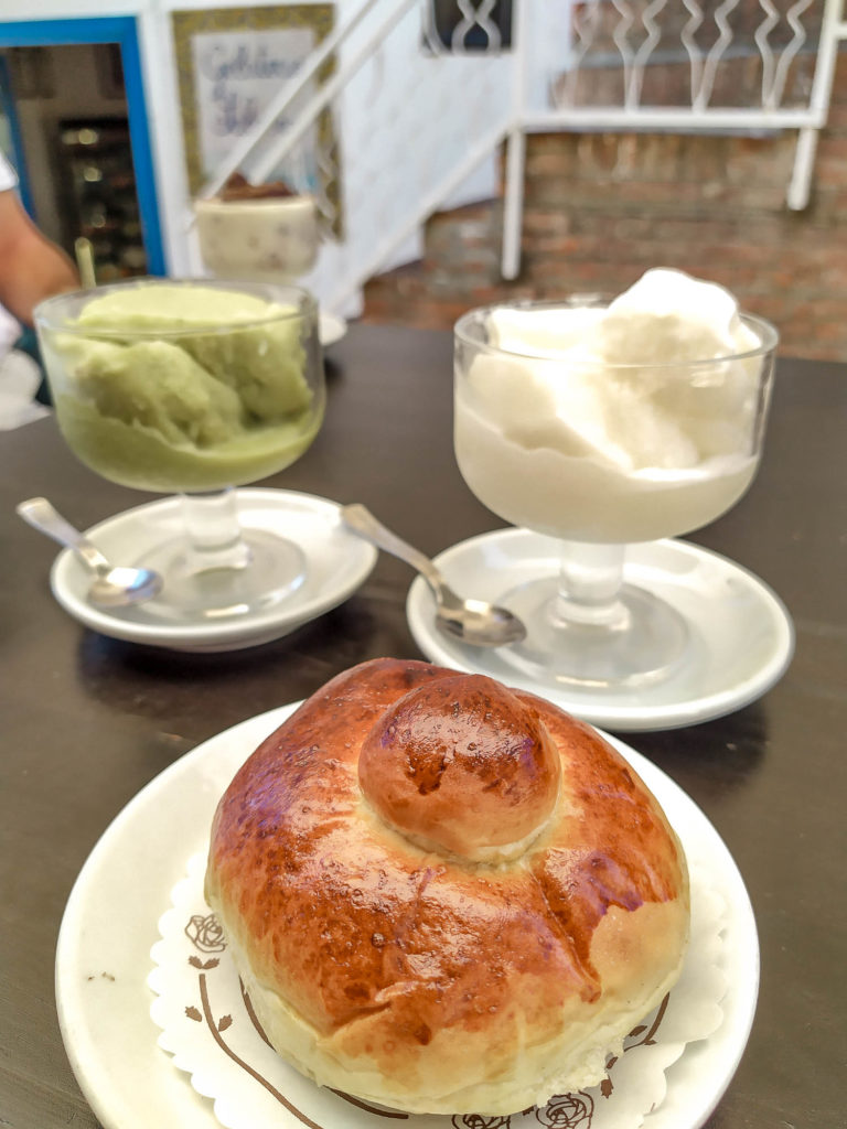 Granita della gelateria Sabrina ad Ustica