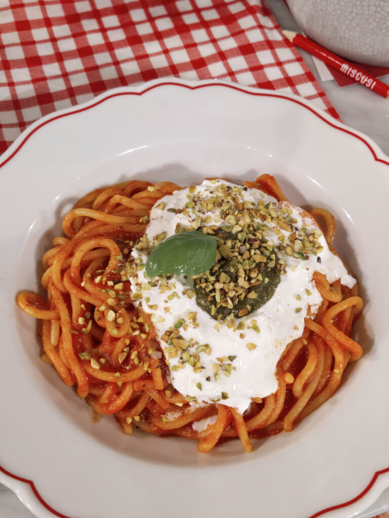 Spaghetti tricolore di Mi Scusi